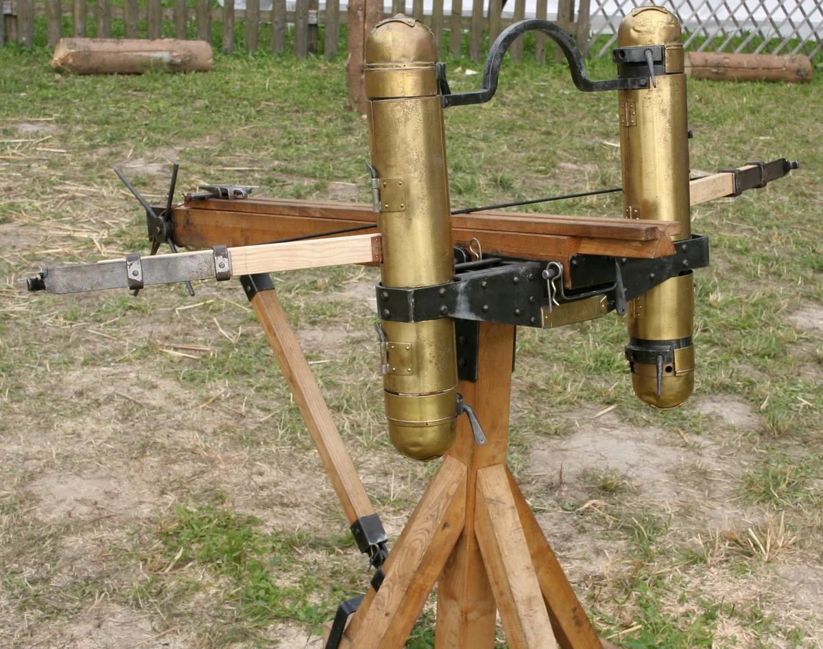 Reconstruction of a Roman torsion ballista